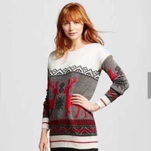 🦌Mossimo Supply Co. Pull Over Christmas Sweater- Fair Isle